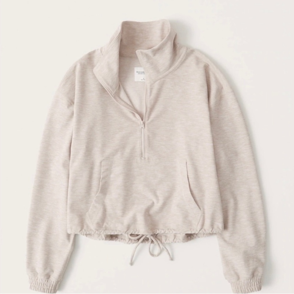Abercrombie Cinched Half Zip Sweatshirt - XXS